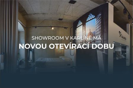 Prodlužujeme sobotní otevírací dobu v karlínském showroomu Prodlužujeme sobotní otevírací dobu v karlínském showroomu