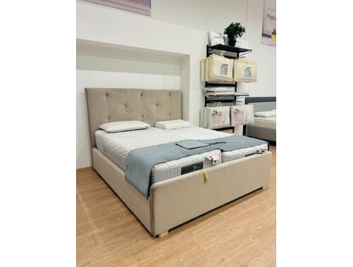 OUTLET: Postel Nicola s úložným prostorem + 2 rošty, 180 / 200 cm