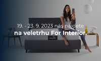 Srdečně Vás zveme na podzimní veletrh For Interior 2023!