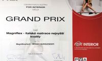 Magniflex získal ocenění GRAND PRIX za nejlepší výrobek veletrhu FOR INTERIOR 2018